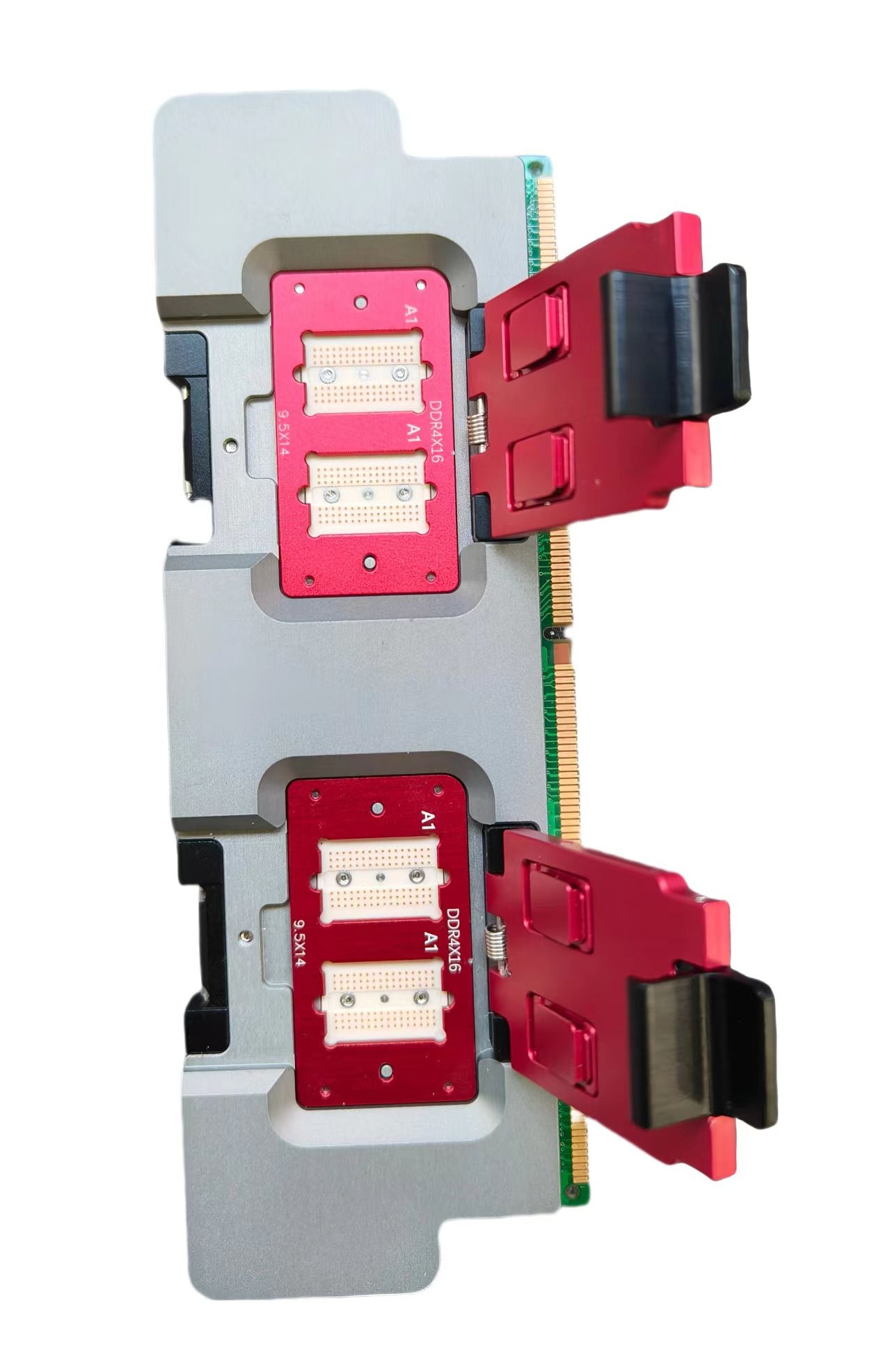 DDR4-16位內(nèi)存條測(cè)試座，導(dǎo)電膠結(jié)構(gòu)